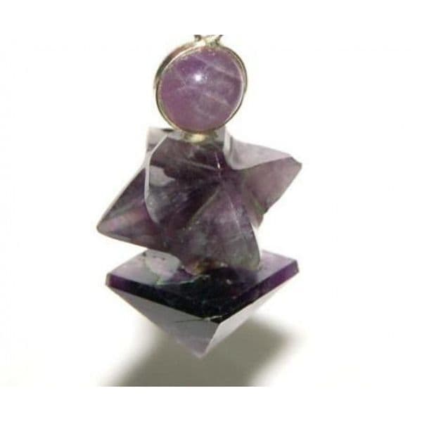 Amethyst Merkaba Pendulum