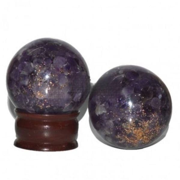 Amethyst Orgone Sphere