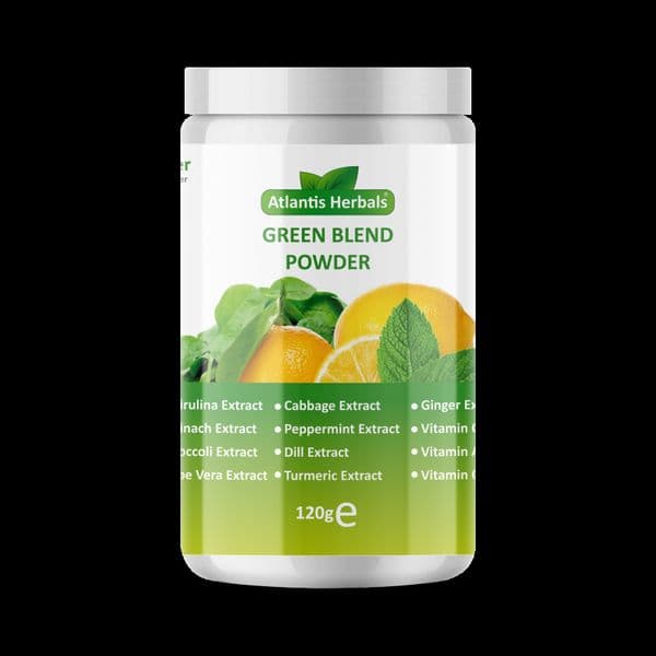 (جرام 120) Green Blend - مسحوق مشروب الخضروات الخضراء
